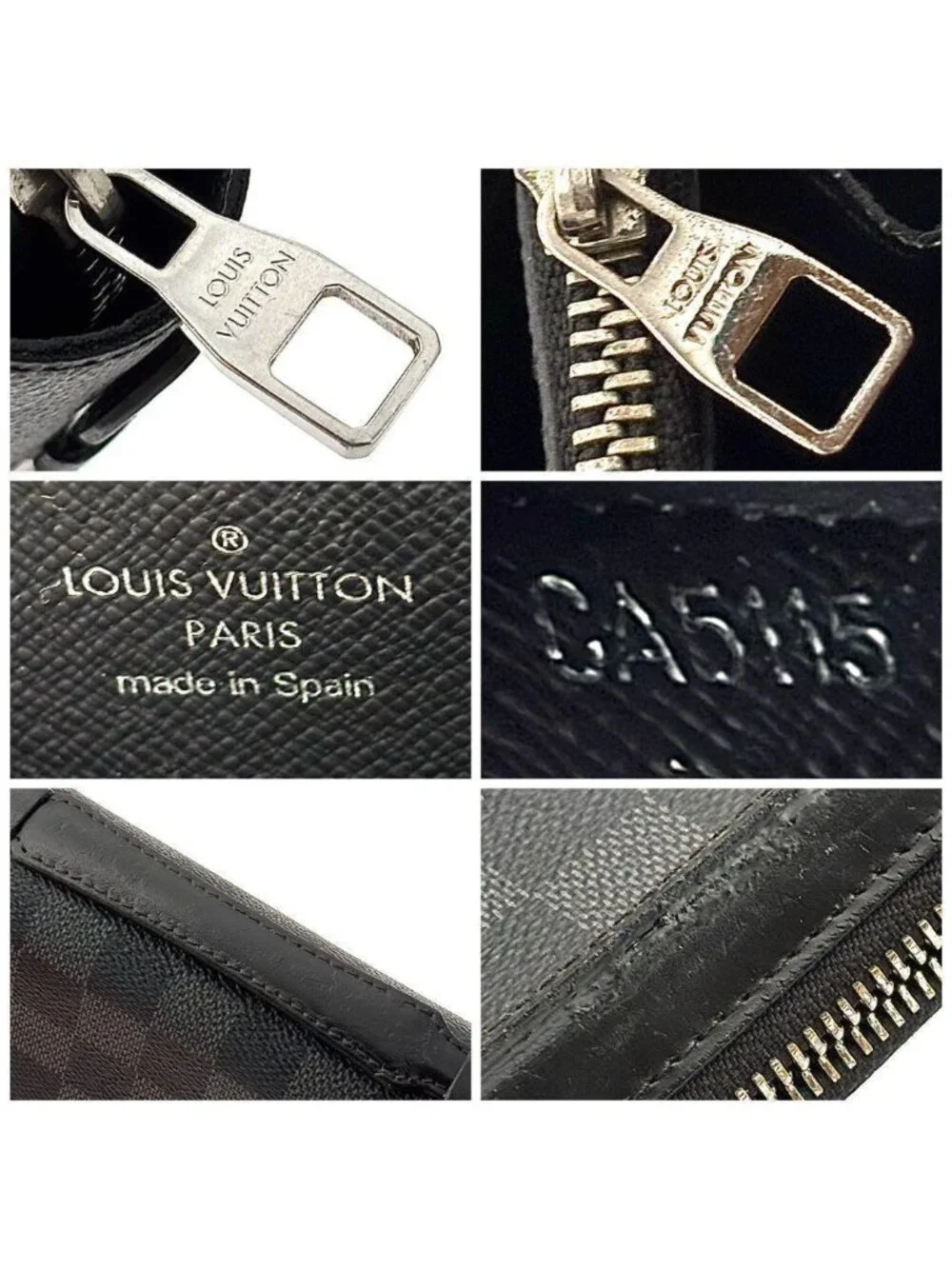 Louis Vuitton Zip Around Wallet Zippy XL Damier Graphite